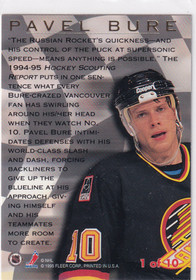  1994-95 Ultra Speed Merchants #1 Pavel Bure