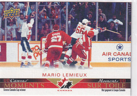  2021-22 Upper Deck Tim Hortons Team Canada Canada Moments Canvas #CM12 Mario Lemieux