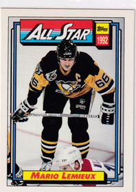  1992-93 Topps #265 Mario Lemieux AS