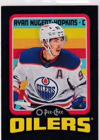2024-25 O-Pee-Chee Retro Black #295 Ryan Nugent-Hopkins /100
