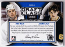 2014-15 ITG Draft Prospects Draft Class Dual Jerseys Blue #DC23 Owen Nolan/Jaromir Jagr /50