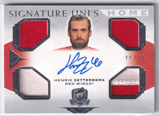  2020-21 The Cup Signature Home Unis #SHUHZ Henrik Zetterberg/35
