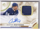  2023-24 SP Authentic Limited Patch Autographs #4 Auston Matthews/10