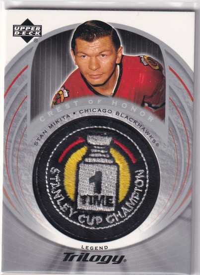  2003-04 Upper Deck Trilogy Crest Variations #134 Stan Mikita SC/83*