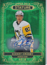  2022-23 Upper Deck Stature Autographs Blue #55 Sidney Crosby/10