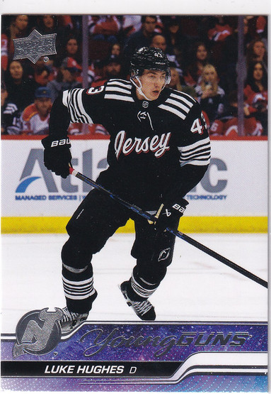  2023-24 Upper Deck #248 Luke Hughes YG RC