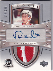  2005-06 The Cup #170 Valtteri Filppula JSY AU RC /199
