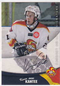 2004-05 Cardset Signature Kevin Kantee 