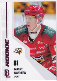 2025-26 Blueline Rookie Samuel Timonen /200