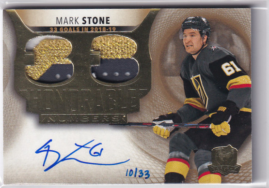  2022-23 The Cup Honorable Numbers #HRMS Mark Stone/33