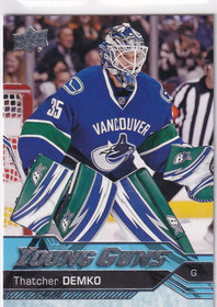  2016-17 Upper Deck #472 Thatcher Demko YG RC
