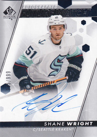  2022-23 SP Authentic #150 Shane Wright FW AU/949* RC