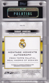 2024-25 Topps Palatial Thibaut Courtois /10