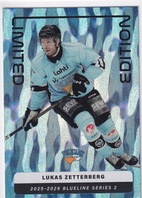 2025-26 Blueline Limited Edition Blue Lukas Zetterberg 