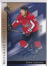  2024-25 Ultimate Collection Autographs Gold #32 John Carlson/35