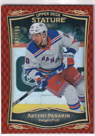  2023-24 Upper Deck Stature Orange #11 Artemi Panarin /199