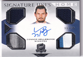  2020-21 The Cup Signature Home Unis #SHUCH Connor Hellebuyck /35
