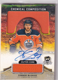  2020-21 The Cup Chemical Composition Jersey Autographs Outer Core #CCCM Connor McDavid