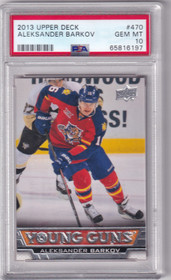 2013-14 Upper Deck Young guns Aleksander Barkov PSA 10