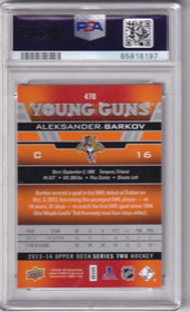 2013-14 Upper Deck Young guns Aleksander Barkov PSA 10