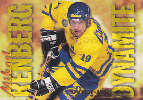  1996 Swedish Semic Wien #NNO Super Chase Card Saku Koivu Mikael Renberg