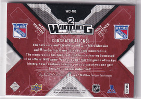 013-14 SPx Winning Combos #WCMG Mark Messier/Mike Gartner A