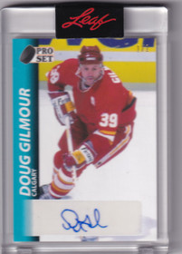  2020-21 Pro Set Memories '92-93 Autographs Navy #A92DG1 Doug Gilmour 1/1