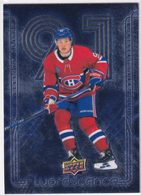  2024-25 Upper Deck Fluorescence Blue #F23 Oliver Kapanen /50