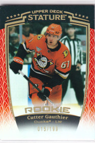  2024-25 Upper Deck Stature Orange #38 Cutter Gauthier /199 RC 