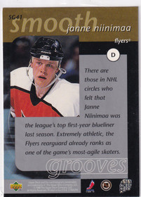 1997-98 Upper Deck Smooth Grooves #SG41 Janne Niinima