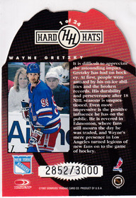  1997-98 Studio Hard Hats #1 Wayne Gretzky /3000