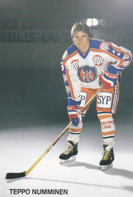 1987-88 Tappara postikortti Teppo Numminen