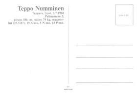1987-88 Tappara postikortti Teppo Numminen