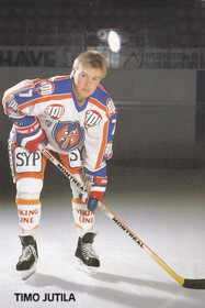 1987-88 Tappara postikortti Timo Jutila 