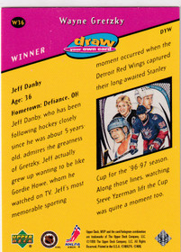  1999-00 Upper Deck MVP Draw Your Own Trading Card #W36 Wayne Gretzky