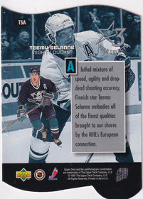  1997-98 Upper Deck Three Star Selects #T5A Teemu Selanne