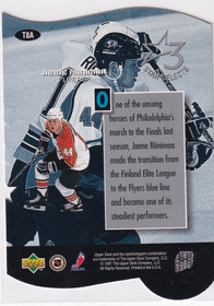  1997-98 Upper Deck Three Star Selects #T8A Janne Niinimaa