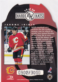  1997-98 Studio Hard Hats #12 Jarome Iginla /3000