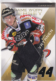 2010-11 Cardset Game worn Jersey Sami Vatanen /128