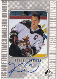 1998-99 SP Authentic Sign of the Times #KT Keith Tkachuk
