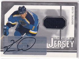 2003-04 ITG Used Signature Series Autographs jersey Keith Tkachuk