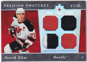  2006-07 Ultimate Collection Premium Swatches #PSPE Patrik Elias /50