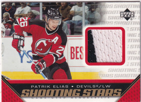  2005-06 Upper Deck Shooting Stars Jerseys #SPE Patrik Elias