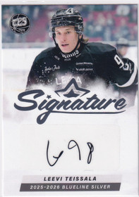 2025-26 Blueline Signature Silver Leevi Teissala /80