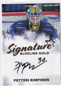 2024-25 Blueline Signature Gold Petteri Rimpinen /40