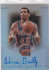 2021 Panini Adrian Dantley Spectra Hall Of Fame HOF Silver Prizm Auto