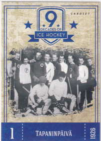 2018-19 Cardset Tapaninpäivä 1926