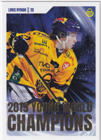 2019-20 Cardset 2019 Young World Champions Linus Nyman /999