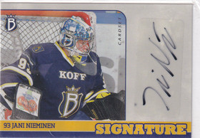 2014-15 Cardset Signature Jani Nieminen /128