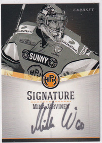 2012-13 Cardset Signature Mika Järvinen /125